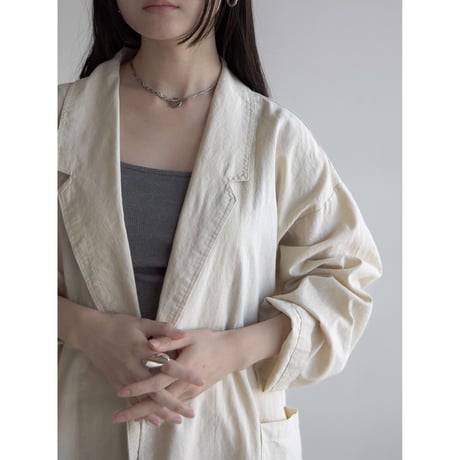 《予約販売》linen tailored jacket/3colors_no0384