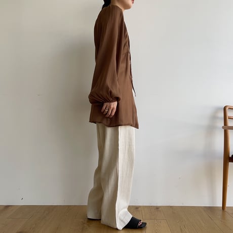 《予約販売》lady sheer blouse/2colors_nb0133