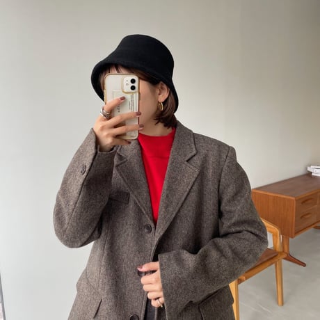 《予約販売》mock neck quality knit/5colors_nt1175