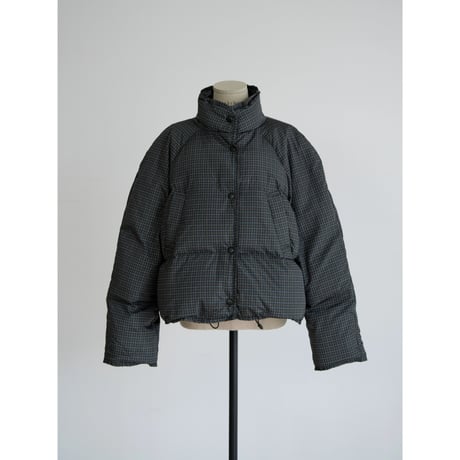 《予約販売》check raglan down jacket_no0482