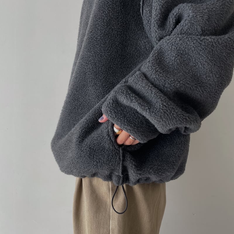 nokcha original】mannish over fleece/2colors(un