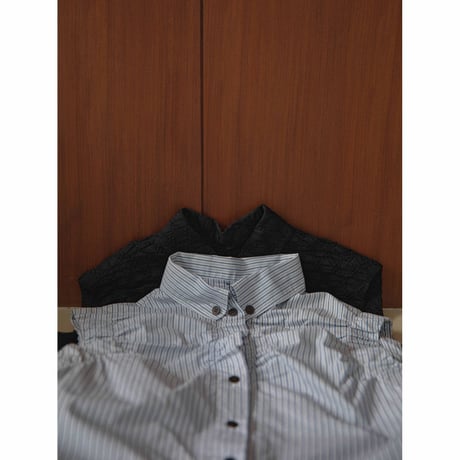 【NOKCHA original】minimal gather blouse/2colors_nb0245