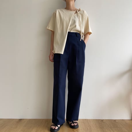 【nokcha original】“nc” chino pants/navy_np0612