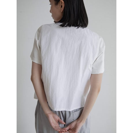 《予約販売》washer gather vest/2colors_nt2304