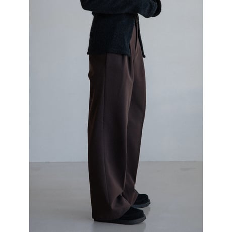 《予約販売》warm twill wide slacks pants/2colors_np1055
