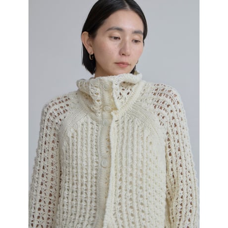 《予約販売》crochet 2way knit cardigan/2colors_nt2500