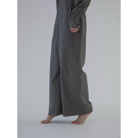- AUTHENTIC series - classy jumpsuit/melange brown_an0024