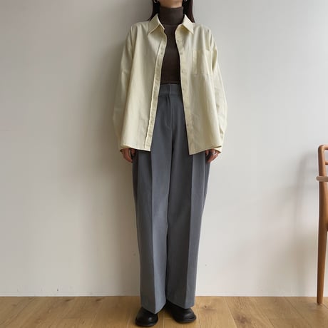 《予約販売》side buckle wide pants/3colors_np0738