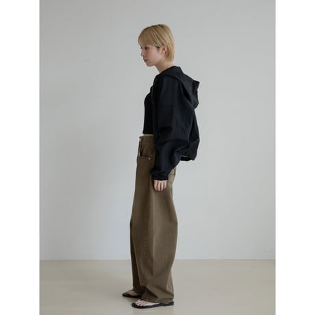《予約販売》sheer hoodie jumper/2colors_no0461