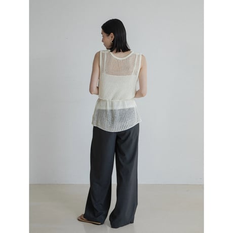 《予約販売》unique tuck wide pants/2colors_np1117