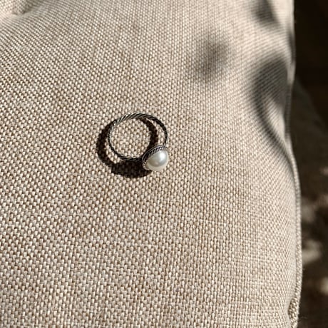 ✳︎予約販売✳︎silver925 perl ring_na0016