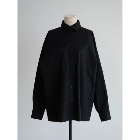《予約販売》mannish over cotton shirt/2colors_nb0287