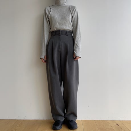 【nokcha original】accent jacquard high neck tops/ 3colors_nt1881