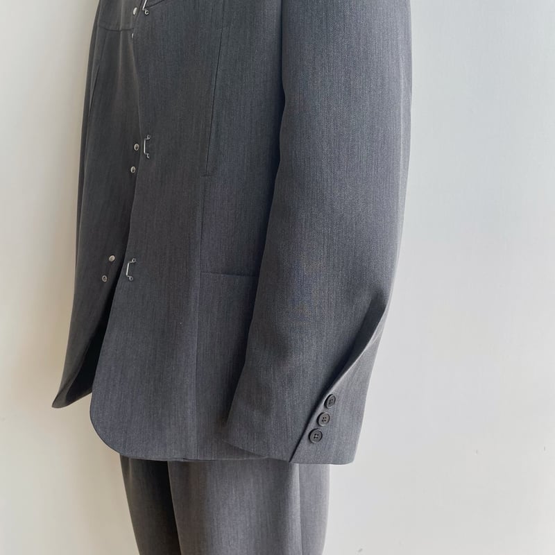 nokcha original】mannish jacket/melange gray_no