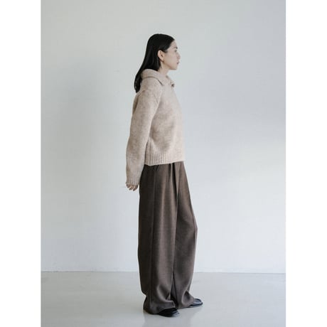 《予約販売》collar knit pullover/2colors_nt2464