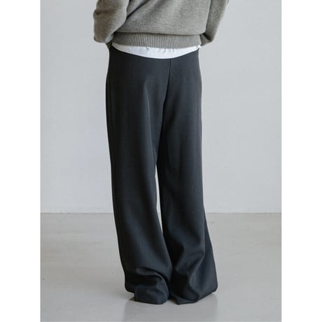《予約販売》front accent tuck wide pants/2colors_np1203