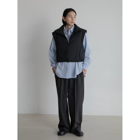 《予約販売》2way mannish down vest/2colors_nt2221