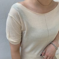 ✳︎予約販売✳︎boat neck knit/2colors_nt0023