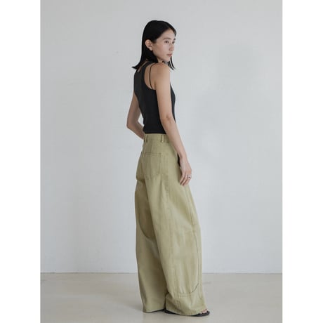 《予約販売》accent oval twill pants/2colors_np1143