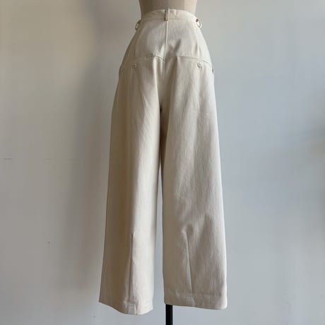 【nokcha original】tuck oval twill pants/ 2colors_np0924