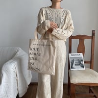 《予約販売》pattern minimal knit/2colors_nt0540