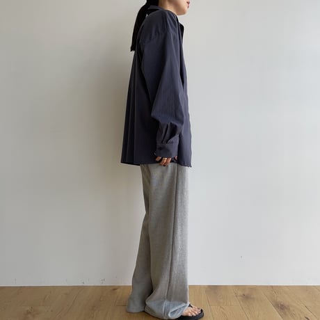 《予約販売》stripe mannish shirt/2colors_nb0127