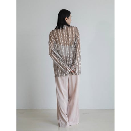 《予約販売》pattern knit shirt/2colors(unisex)_nb0325