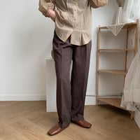 《予約販売》straight long pants/2colors_np0057