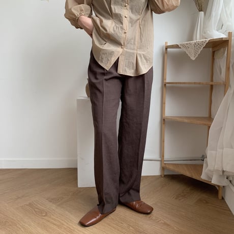 《予約販売》straight long pants/2colors_np0057