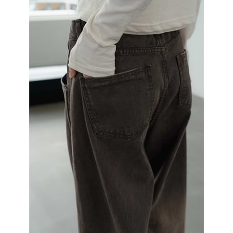 【NOKCHA original】gradation oval jeans_np1155