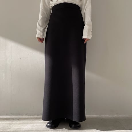 《予約販売》material warm long skirt/2colors_ns0087