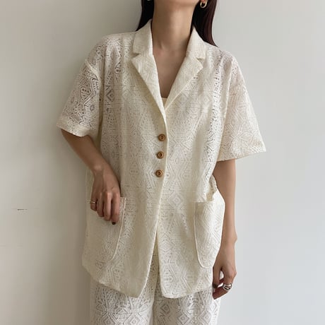 【nokcha original】crochet jacket_no0217