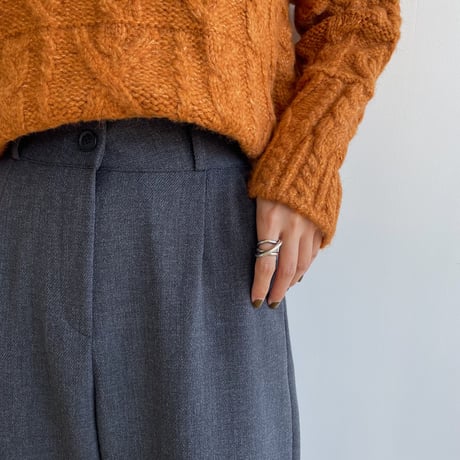 《予約販売》twill warm pants/2colors_np0698
