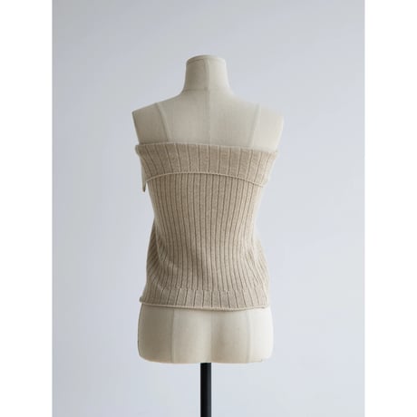 《予約販売》knit bare top/2colors_nt2136