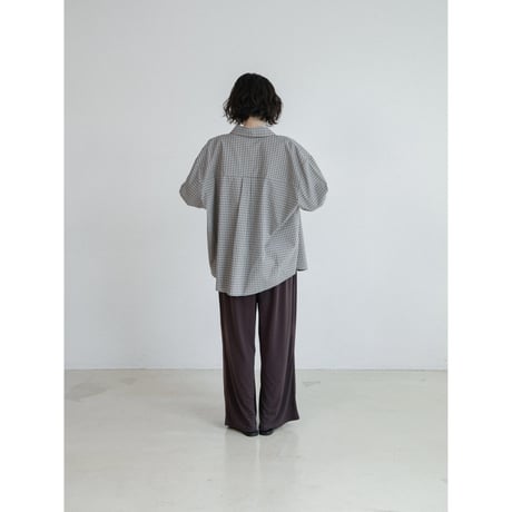 《予約販売》mannish casual check shirt/2colors_nb0395