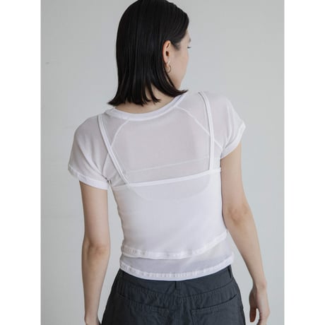 《予約販売》2set sheer accent tee/2colors_nt2315