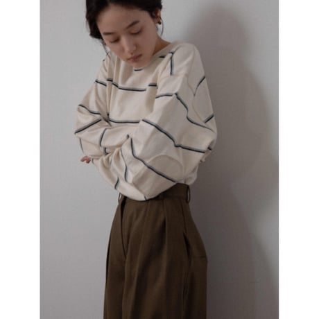 【NOKCHA original】elbow patch border tops_nt2236
