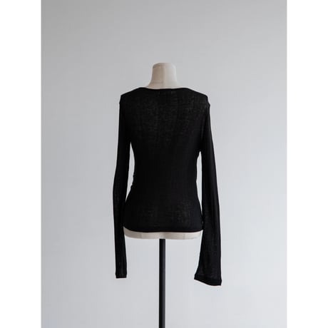 《予約販売》accent lib sheer tops/2colors_nt2033