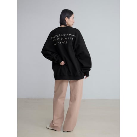 【NOKCHA × MOMO】alphabet sweat pullover/2colors(unisex)_nt2489