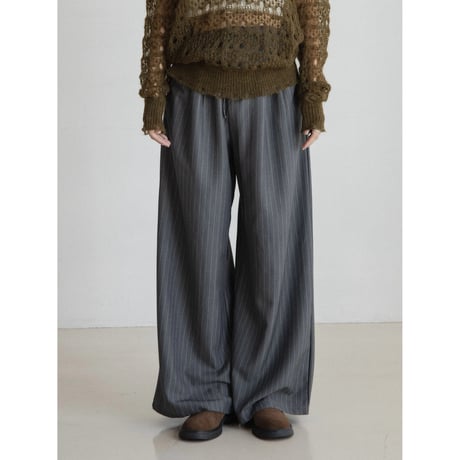 《予約販売》stripe wide pants/2colors_np1161