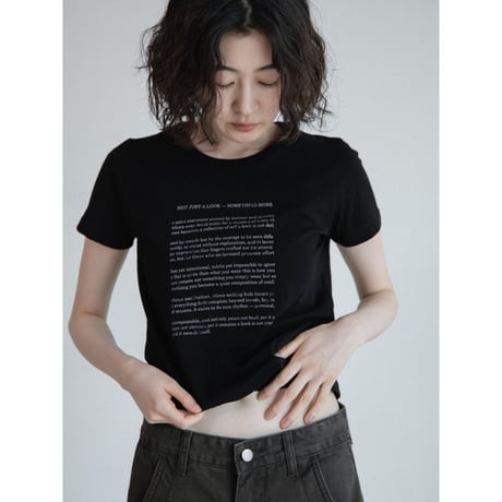 《予約販売》lettering minimal tee/2colors_nt2597