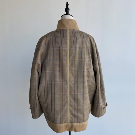【nokcha original】quilting liner check jacket_no0162