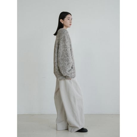 《予約販売》2way silhouette cotton warm pants/2colors_np1189