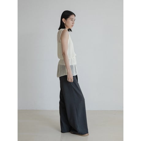 《予約販売》unique tuck wide pants/2colors_np1117