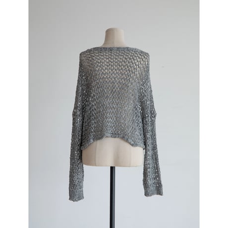 《予約販売》low gauge summer knit tops/2colors_nt2345
