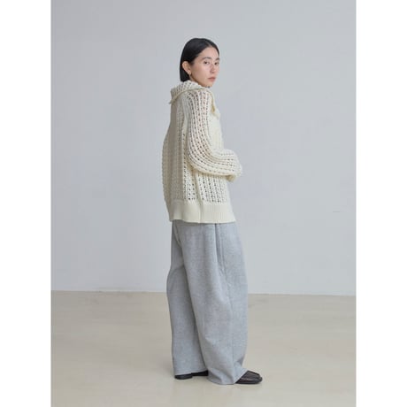 《予約販売》tuck oval sweat pants_np1207