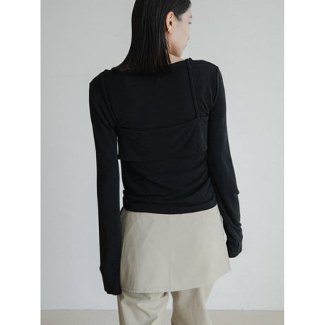 《予約販売》layered bustier tops/2colors_nt2400