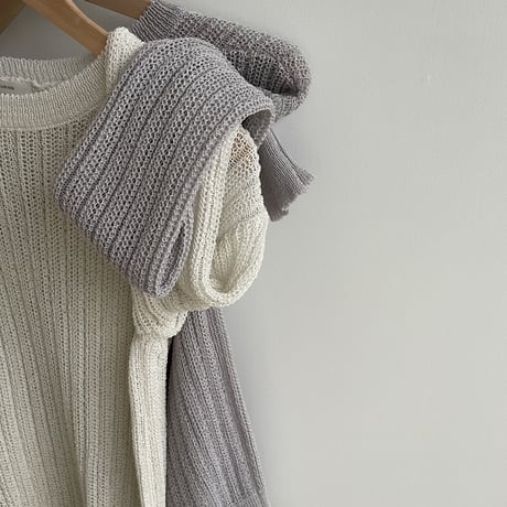 《予約販売》sheer knit/2colors_nt1320