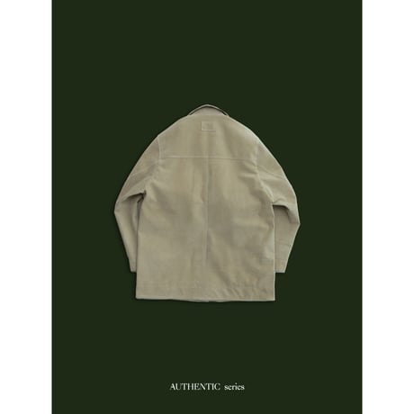 - AUTHENTIC series - real suède rich jacket/écru_an0014