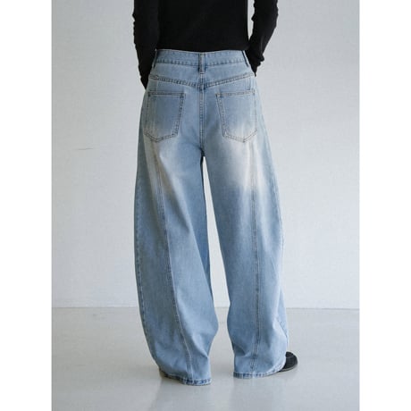 《予約販売》vintage wash accent jeans/2colors_nj0169
